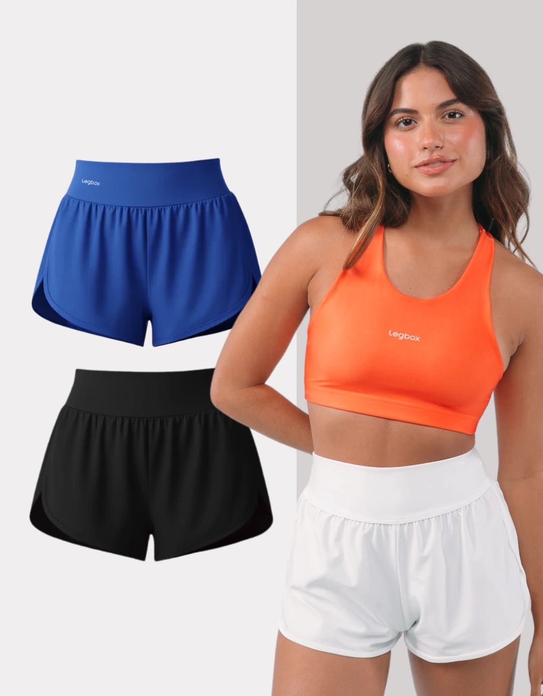 Kit 2 Shorts de Corrida Básicos - Legbox
