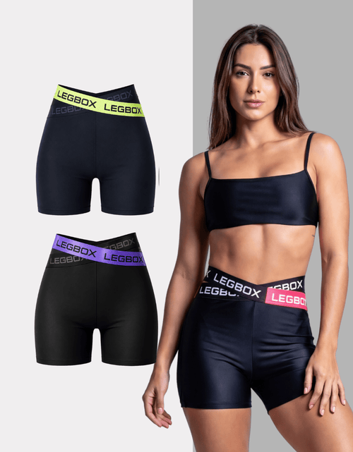 Kit 2 Shorts Fitness Crossover