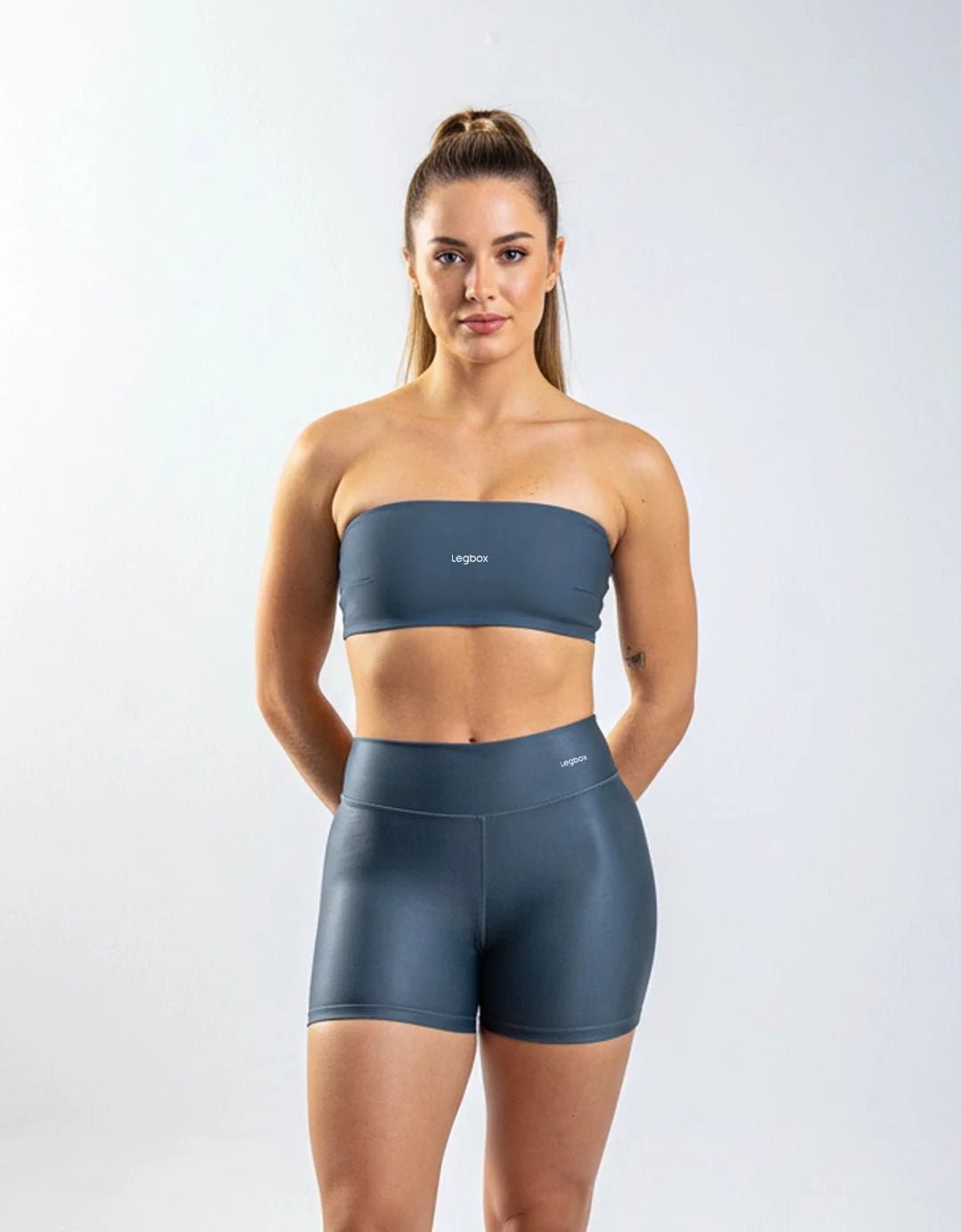 Kit 2 Tops Fitness Faixa - Legbox