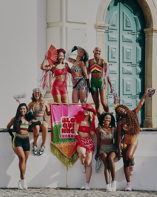 Kit 3 Looks Top e Short Carnaval - Legbox