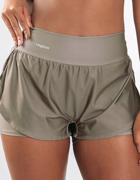 Kit 3 Shorts de Corrrida Duplo - Legbox