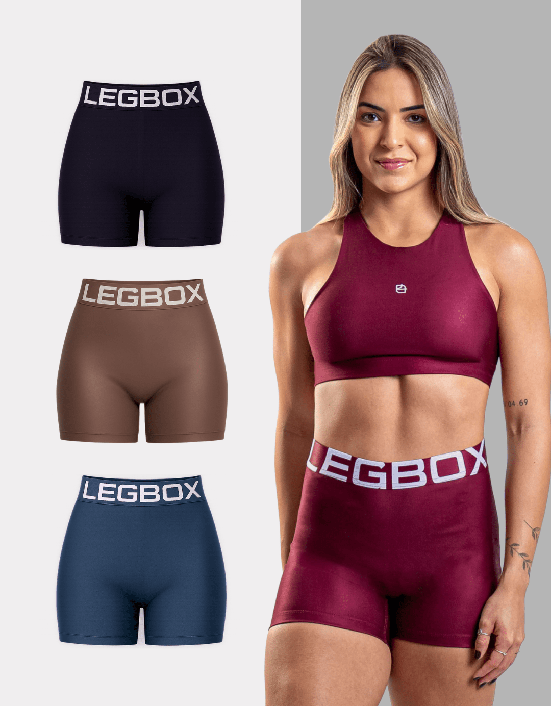 Kit 3 Shorts Legbox - Legbox