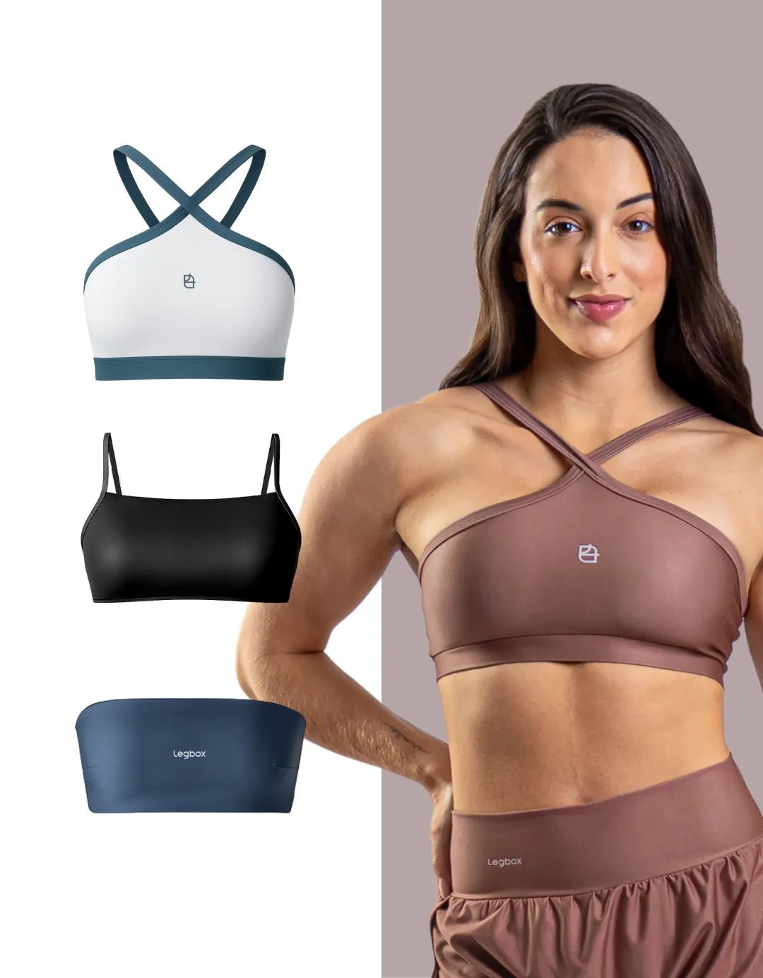 kIt 3 Tops Básicos - Legbox