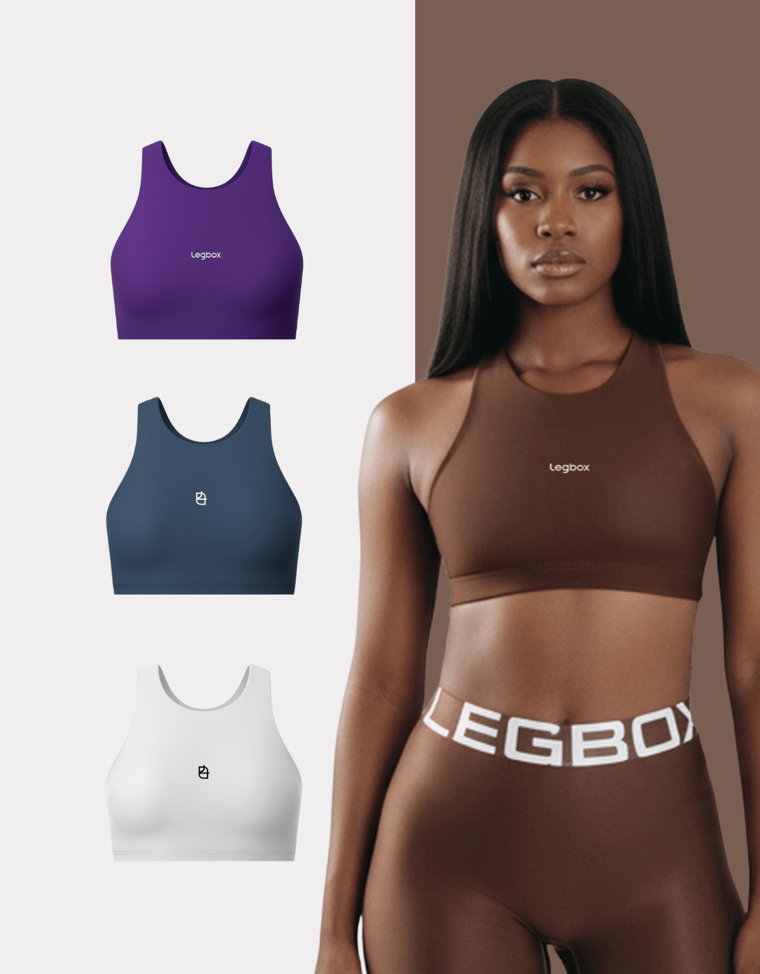 Kit 3 Tops Fitness PRO - Legbox