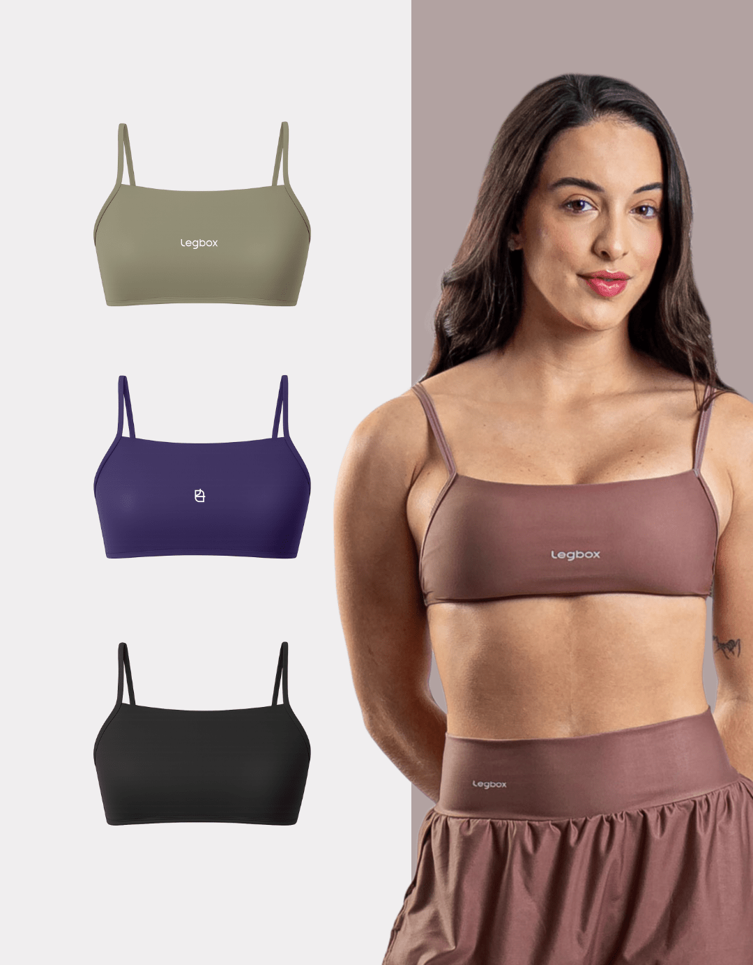 Kit 3 Tops Minimal - Legbox