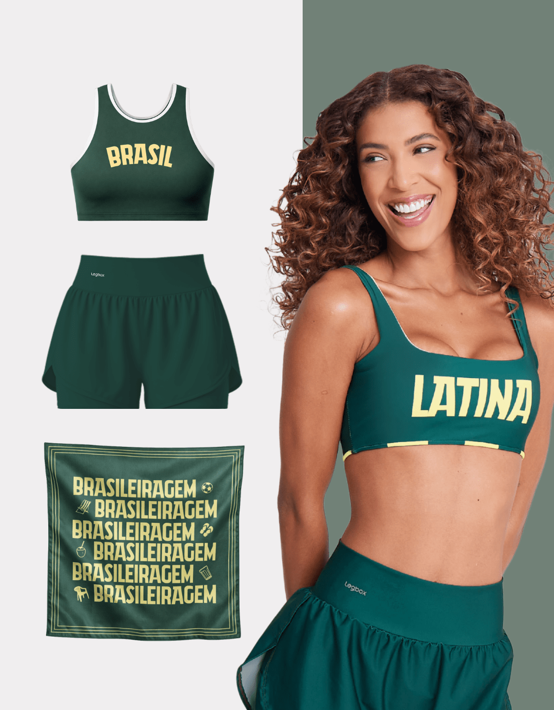 Kit Clube LBX 💚💛 Ganhe Bandana - Legbox