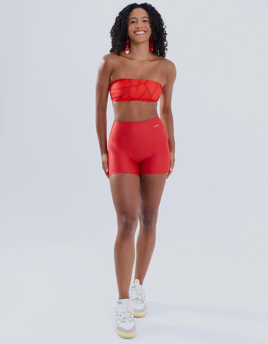Kit Coração Top + Short e Ganhe Bandana - Legbox