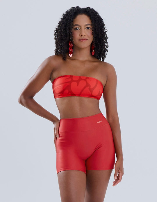 Kit Coração Top + Short e Ganhe Bandana - Legbox