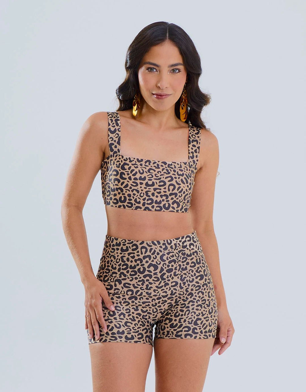 Kit Onça Top + Short e Ganhe Bandana - Legbox