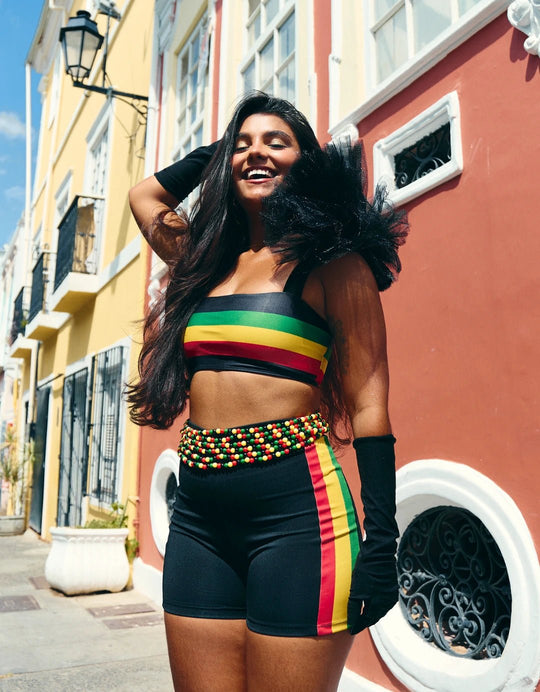 Kit Reggae Top + Short e Ganhe Bandana - Legbox