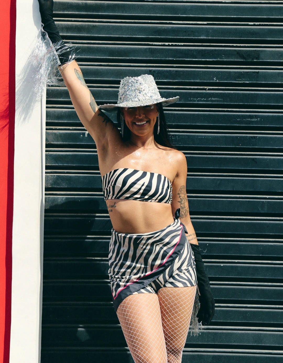 Kit Zebra Top + Short e Ganhe Bandana - Legbox