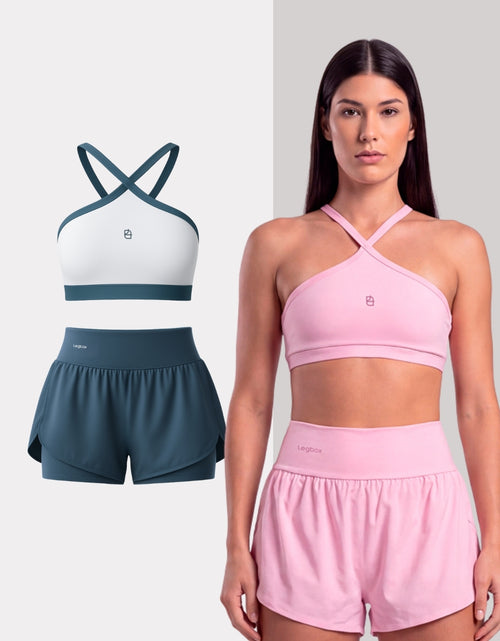 Kit Short Corrida Duplo + Top Twist