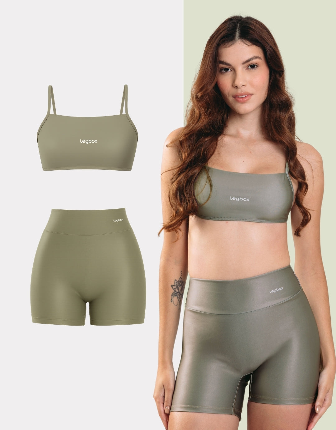 Kit Top Minimal + Short Cintura Alta