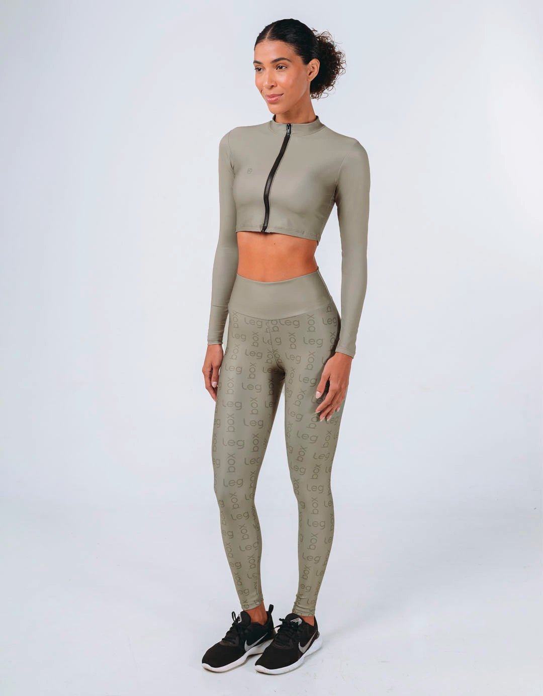 Legging Fitness Glow Ânima Olive