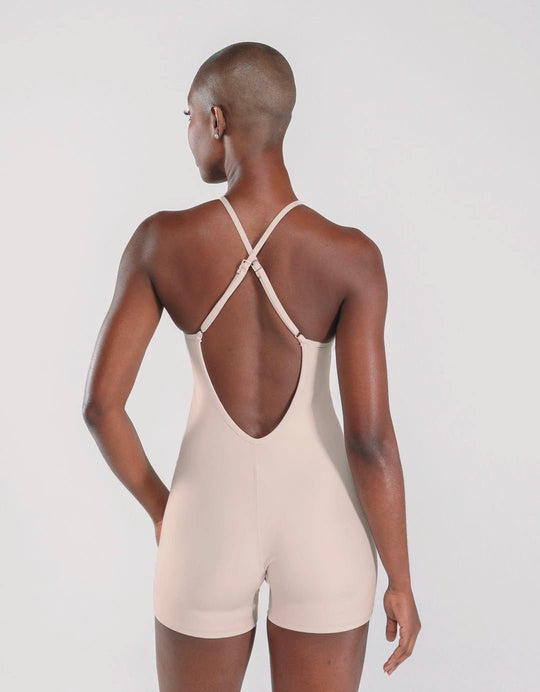 Macaquinho Fitness Canva Off White - Legbox