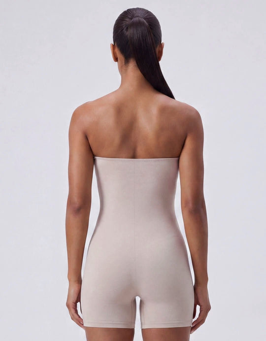 Macaquinho Fitness Faixa Off White - Legbox