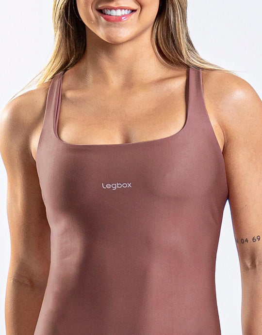 Macaquinho Fitness Frame Avelã - Legbox