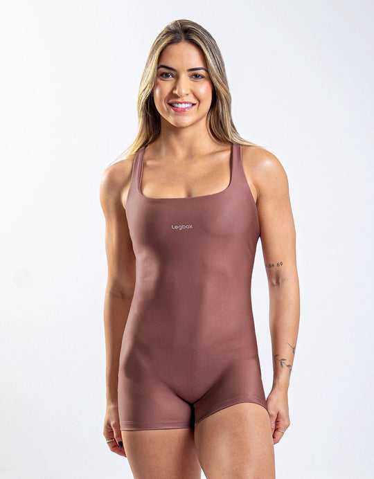 Macaquinho Fitness Frame Avelã - Legbox