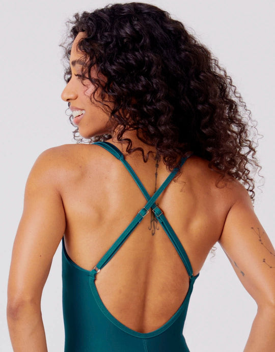 Macaquinho Fitness Frame Verde Escuro - Legbox