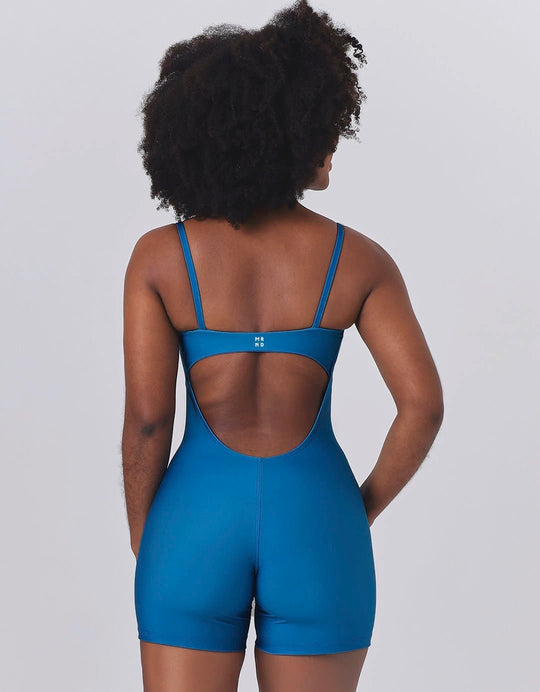 Macaquinho Fitness Linear Azul - Legbox