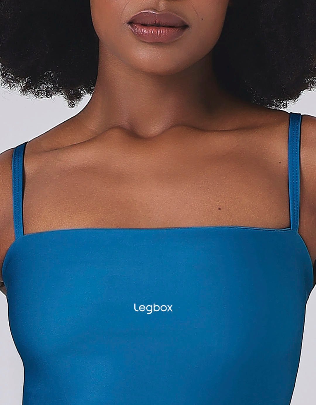 Macaquinho Fitness Linear Azul - Legbox