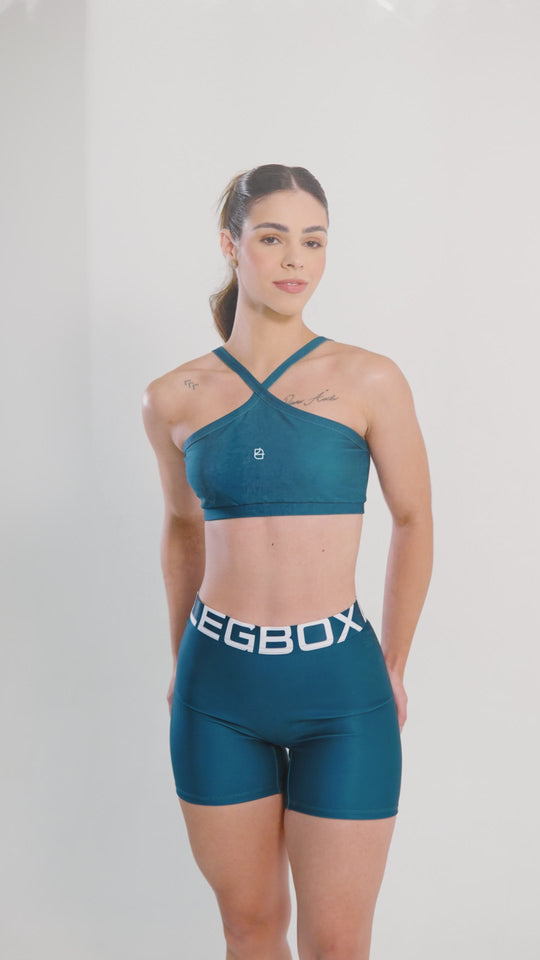 Short Feminino Legbox Verde Escuro