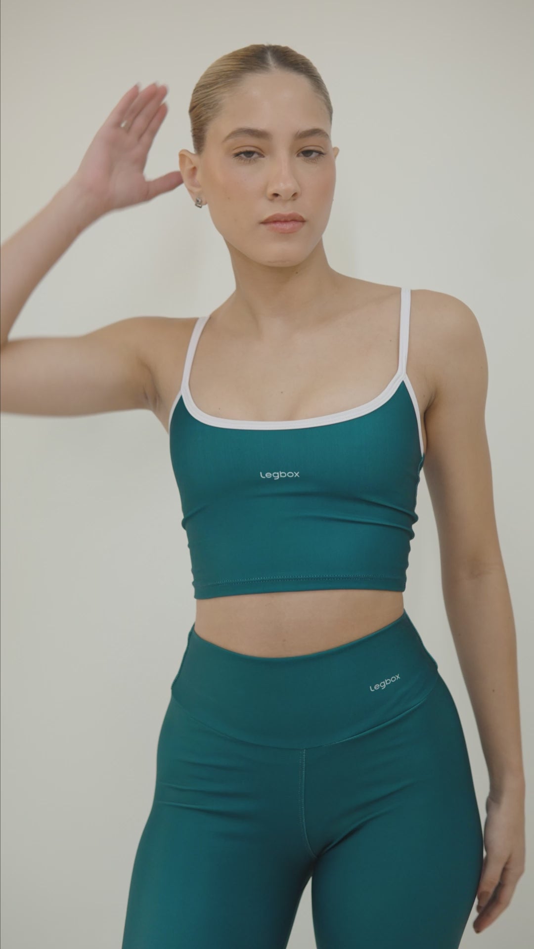Top Fitness CURVA LONGO Sálvia