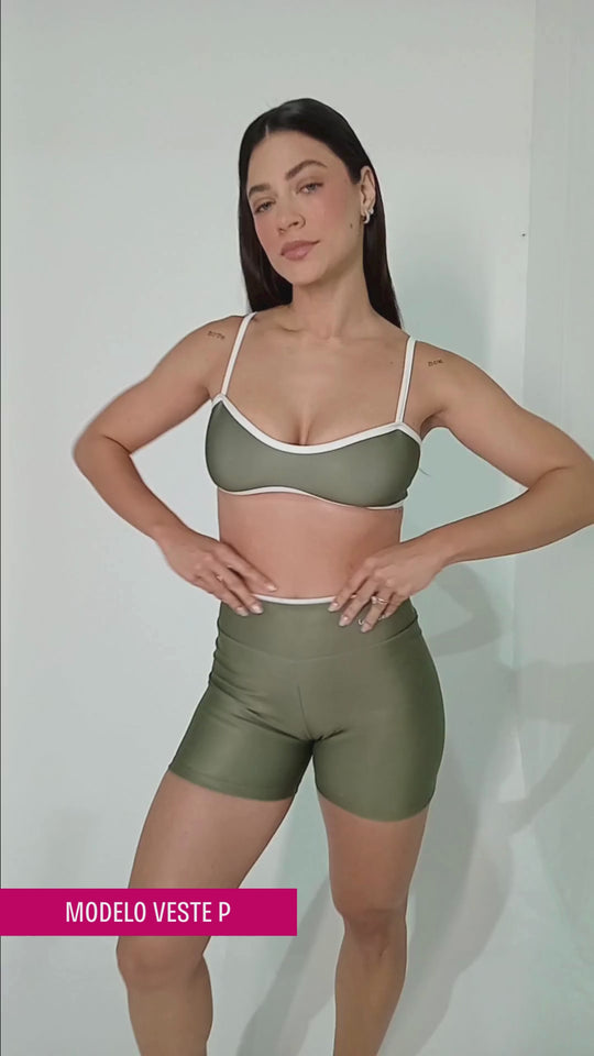 Top Fitness Concha Musgo