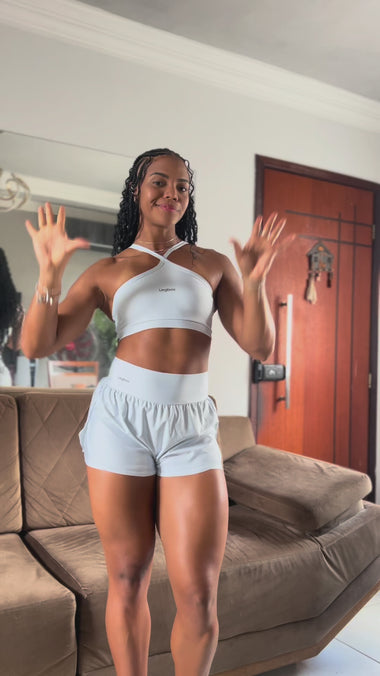 Short Corrida Feminino Duplo