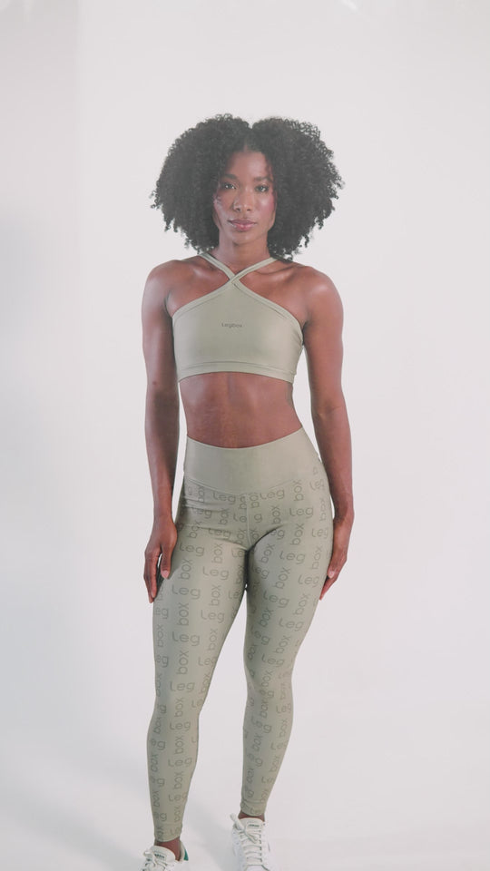 Top Fitness Twist Olive