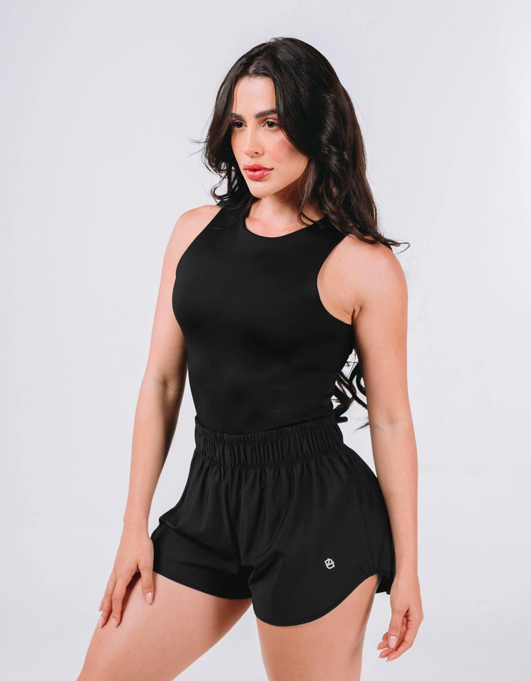 Regata Fitness Feminina Nítida Preta - Legbox