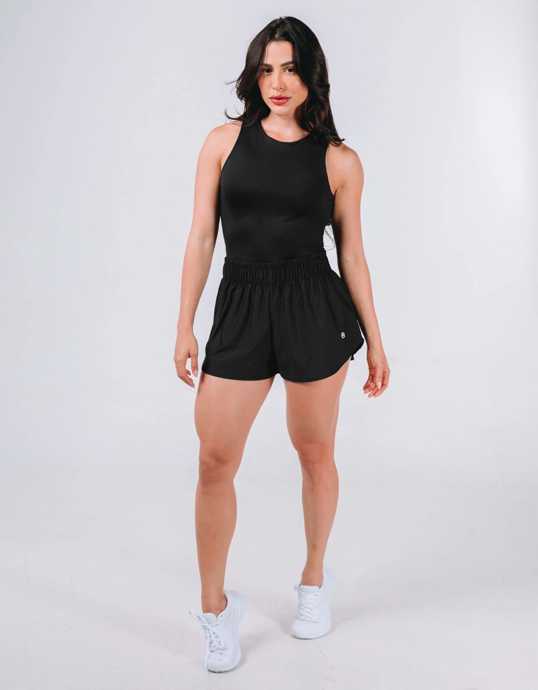 Regata Fitness Feminina Nítida Preta - Legbox