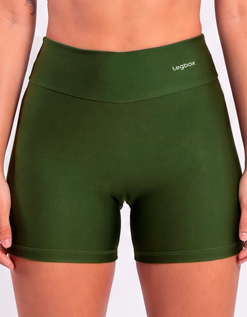 Short Fitness Cintura Alta Amazônia