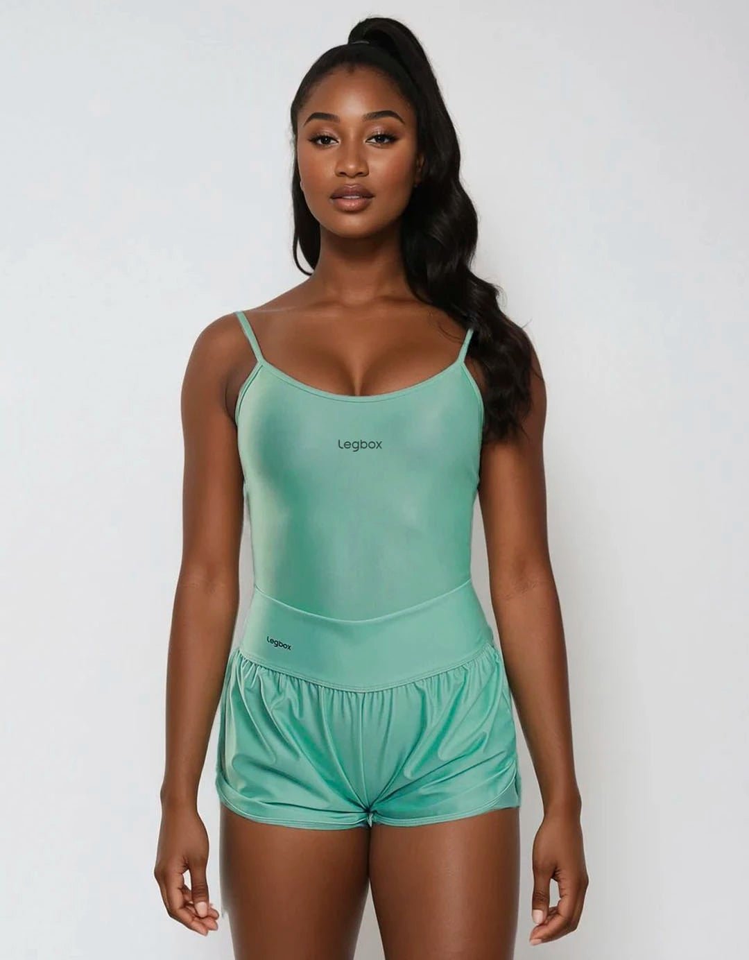 Short Corrida Feminino Básico Aqua - Legbox