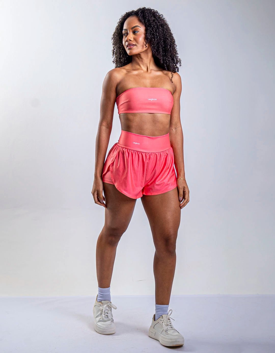 Short Corrida Feminino Duplo