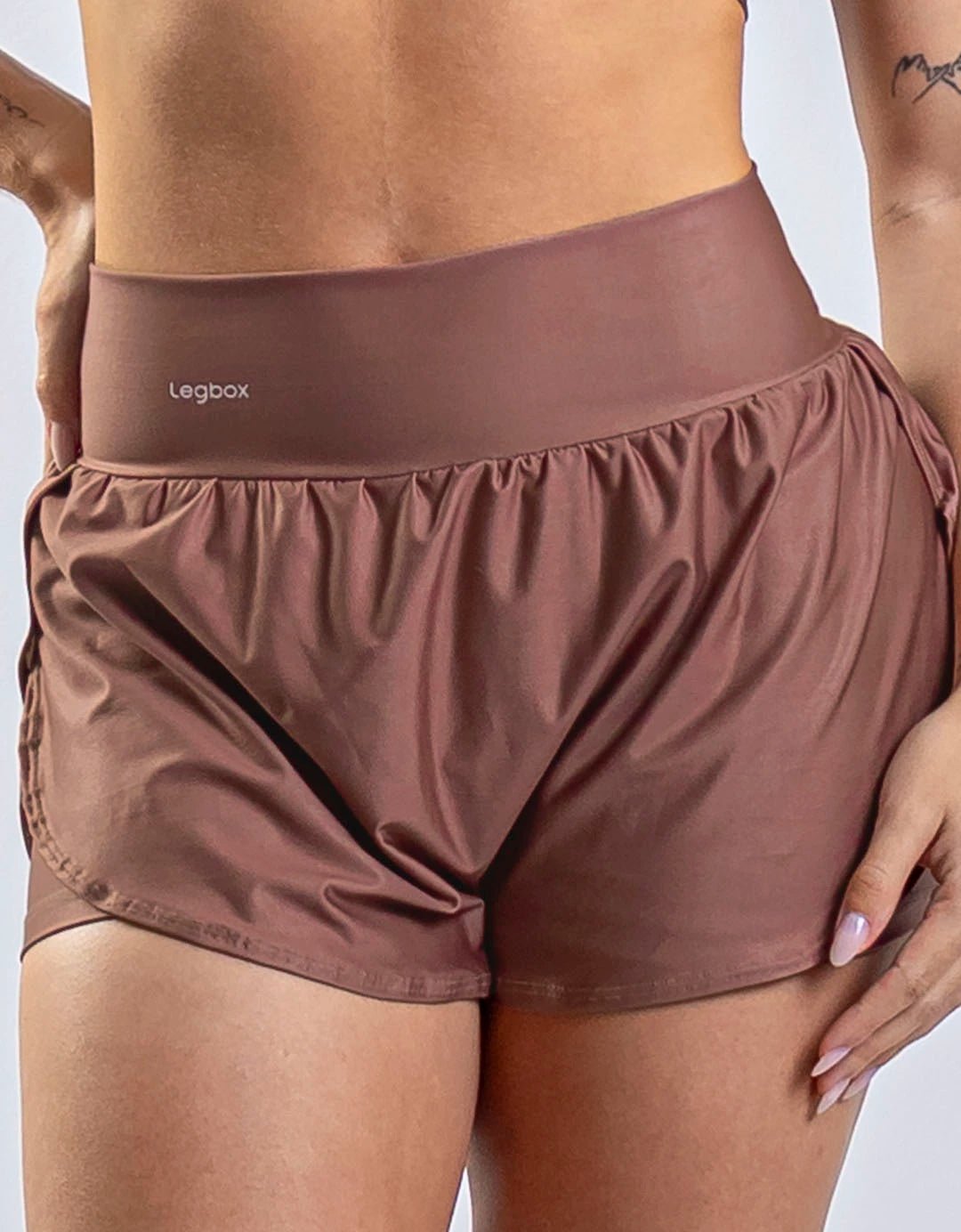 Short Corrida Feminino Duplo