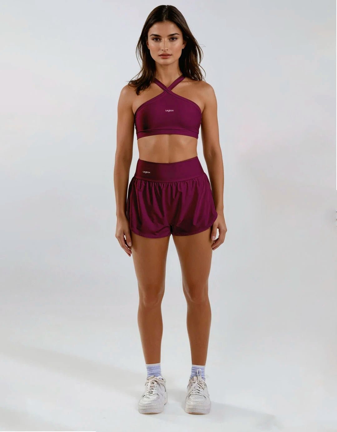 Short Corrida Feminino Duplo