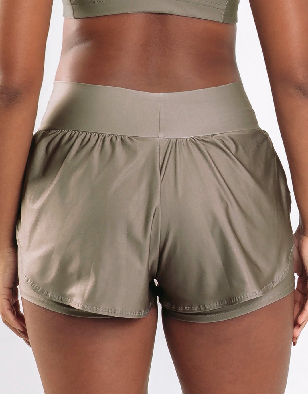 Short Corrida Feminino Duplo