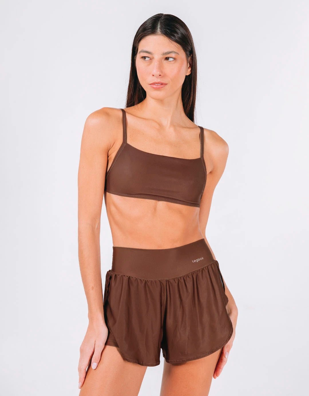 Short Corrida Feminino Duplo
