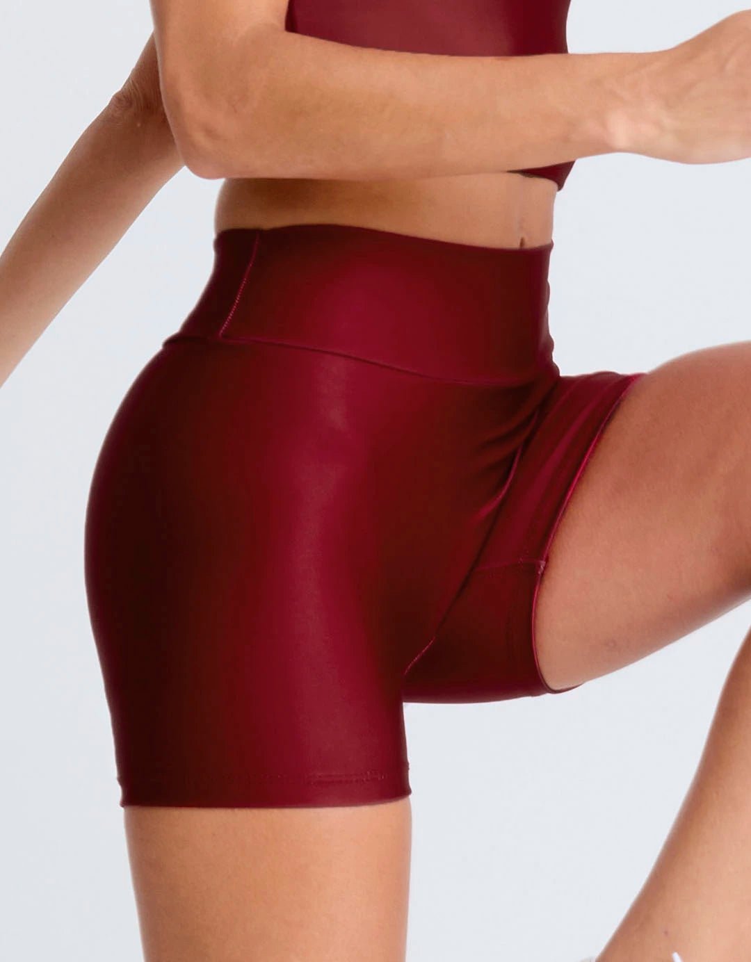 Short Fitness Feminino Bordô - Legbox