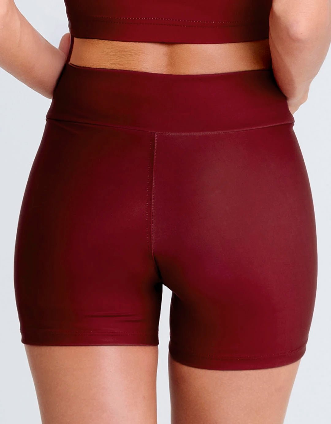 Short Fitness Feminino Bordô - Legbox