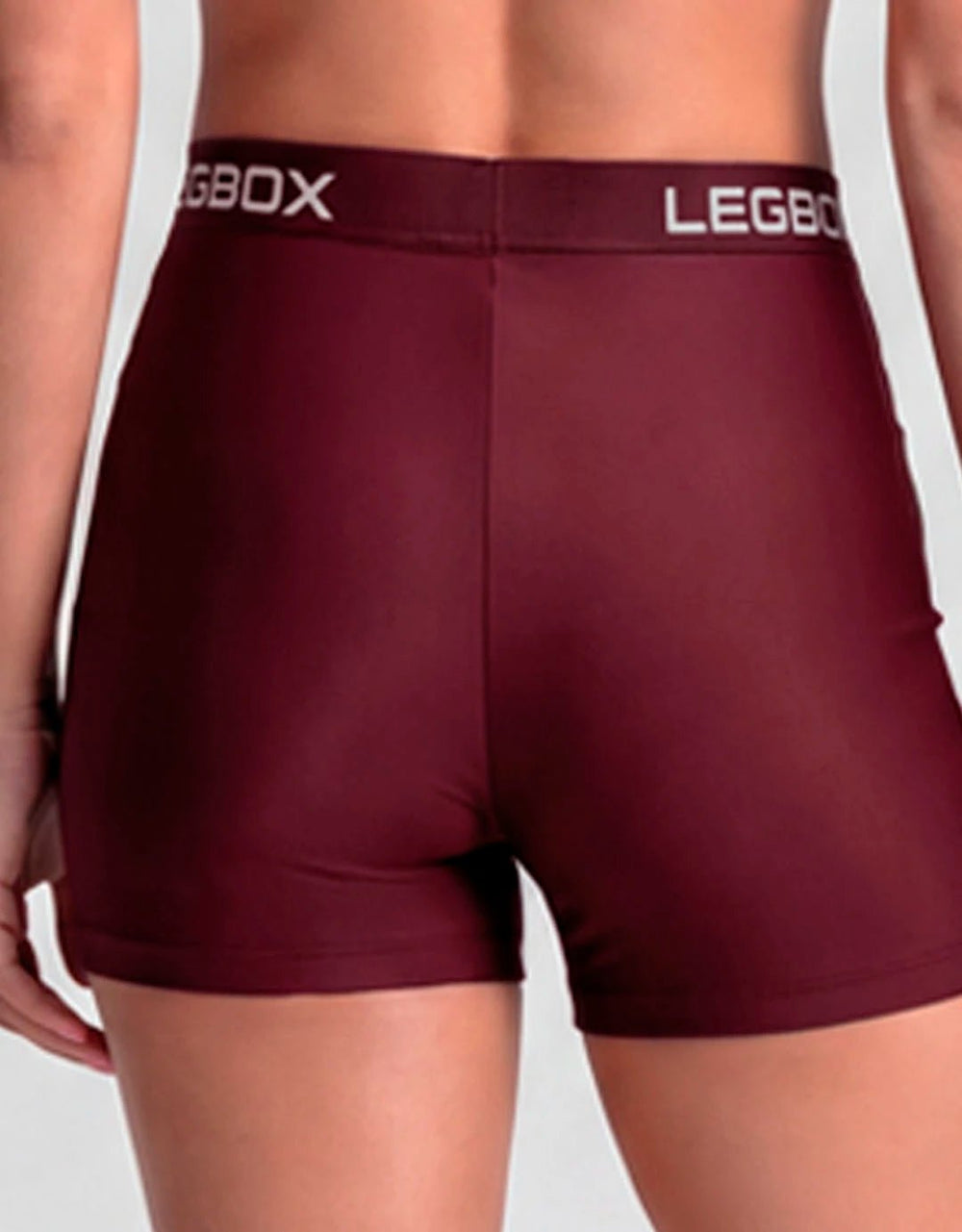 Short Fitness Feminino Cross Vinho - Legbox