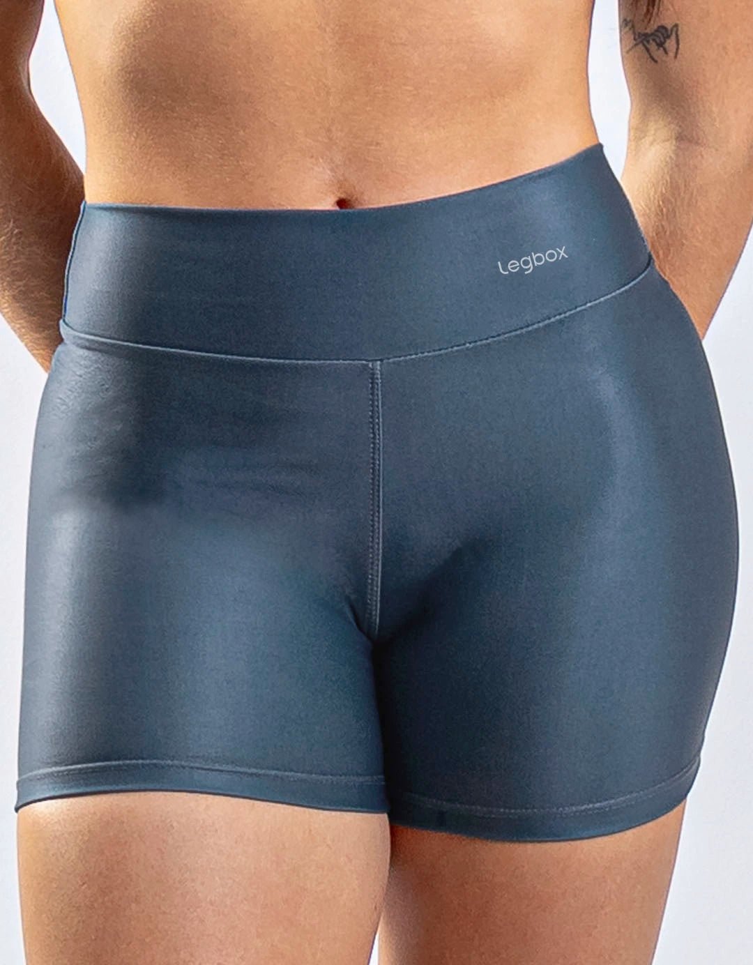 Short Fitness Feminino Chumbo