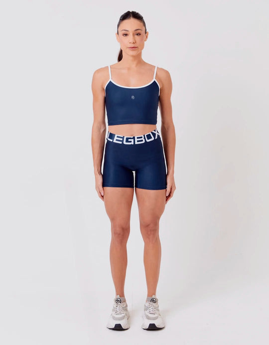 Short Fitness Feminino Legbox Marinho - Legbox