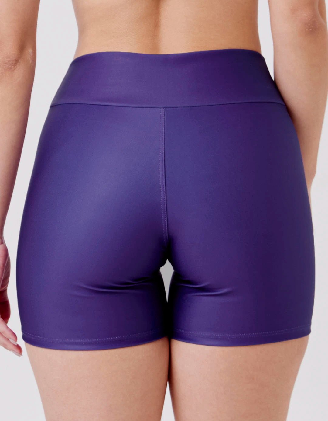Short Fitness Cintura Alta Roxo