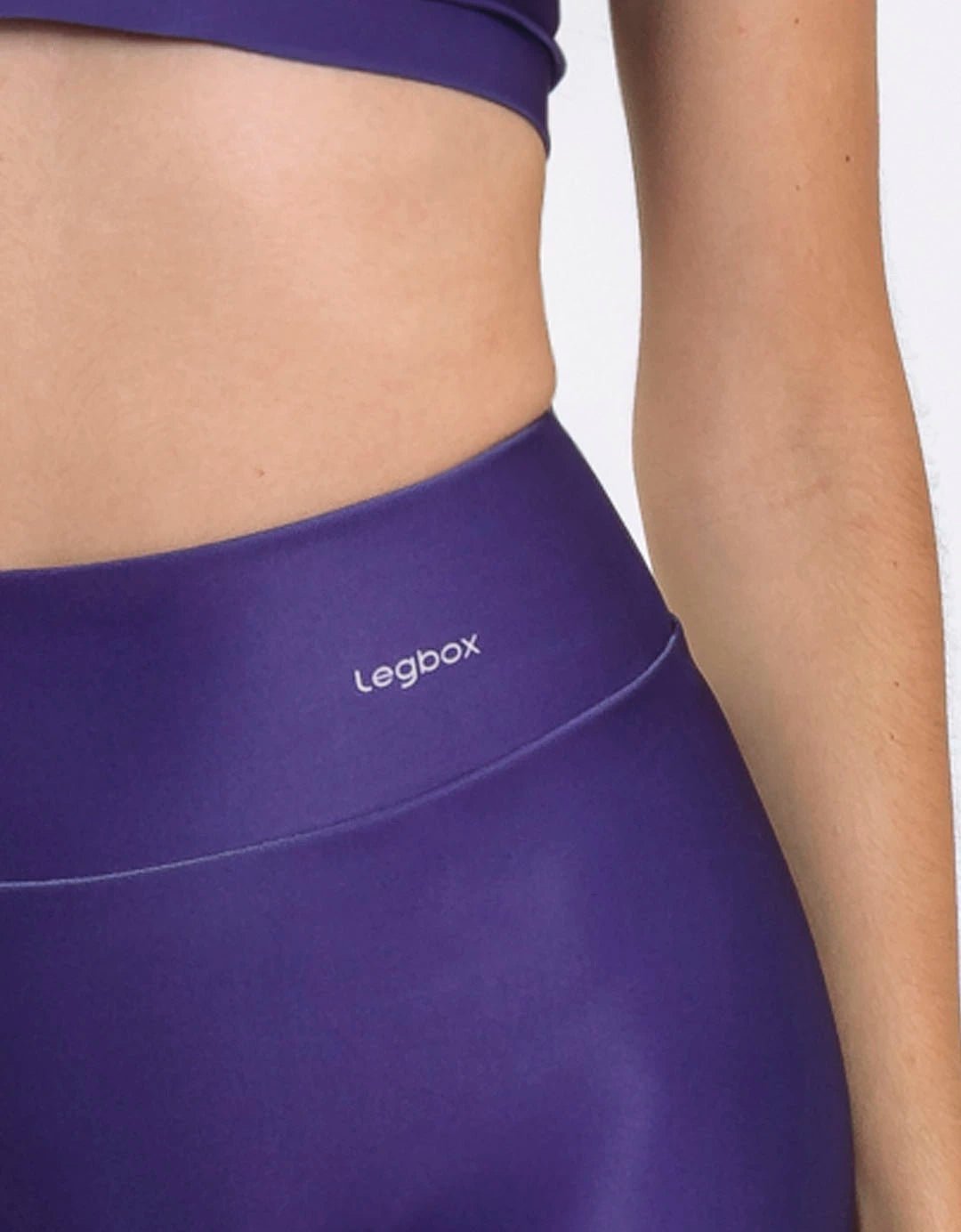 Short Fitness Cintura Alta Roxo
