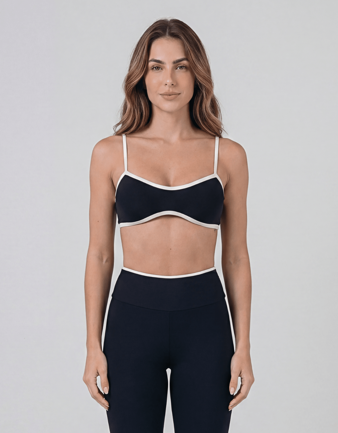 Top Fitness Concha Preto