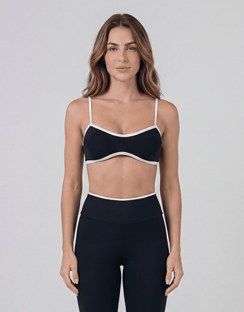 Top Fitness Concha Preto