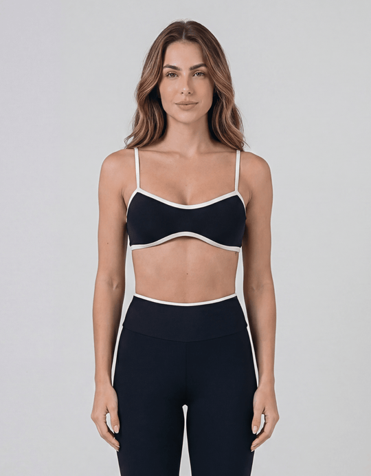 Top Fitness Concha Preto - Legbox