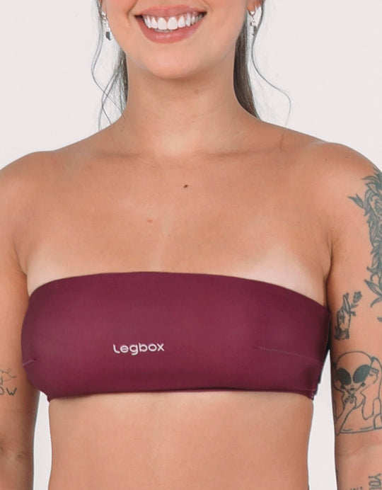 Top Fitness Faixa Vinho - Legbox